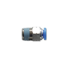 Load image into Gallery viewer, Vibrant Fittings Vibrant Male Straight Pneumatic Vacuum Fitting 1/8in NPT Thread for use with 3/8in 9.5mm OD tubing
