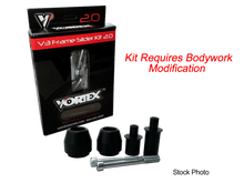 Load image into Gallery viewer, Vortex Racing Frame Sliders Vortex Racing 13-16 Ducati Monster 821 V3 2.0 Frame Slider Kit- Modification Required
