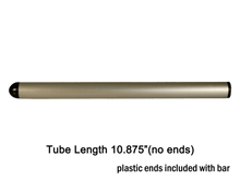 Load image into Gallery viewer, Vortex Racing Handlebars Vortex Racing Clip-On Standard Bar 10.875 Length- Silver
