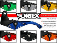 Vortex Racing Levers Vortex Racing H-L224 S35 Clutch Lever Long- Blue
