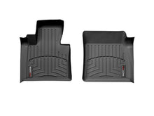 Load image into Gallery viewer, WeatherTech Floor Mats - Rubber WeatherTech 03-09 Land Rover Range Rover Front FloorLiner - Black
