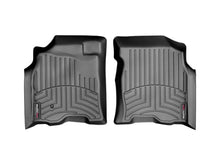 Load image into Gallery viewer, WeatherTech Floor Mats - Rubber WeatherTech 04-06 Toyota Tundra Double Cab Front FloorLiner - Black
