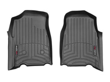 Load image into Gallery viewer, WeatherTech Floor Mats - Rubber WeatherTech 04+ GMC Canyon Ext Cab Front FloorLiner - Black
