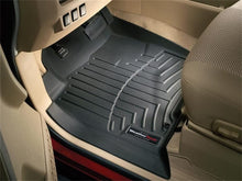 Load image into Gallery viewer, WeatherTech Floor Mats - Rubber WeatherTech 04+ Nissan Armada Front FloorLiner - Black
