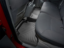Load image into Gallery viewer, WeatherTech Floor Mats - Rubber WeatherTech 05-13 Toyota Tacoma Double Cab Rear FloorLiner - Black
