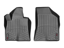 Load image into Gallery viewer, WeatherTech Floor Mats - Rubber WeatherTech 07-09 Hyundai Santa Fe Front FloorLiner - Black
