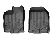 Load image into Gallery viewer, WeatherTech Floor Mats - Rubber WeatherTech 07-12 Ford Edge Front FloorLiner - Black
