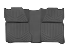 Load image into Gallery viewer, WeatherTech Floor Mats - Rubber WeatherTech 07-13 Chevrolet Silverado Crew Cab Rear FloorLiner HP - Black

