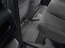 Load image into Gallery viewer, WeatherTech Floor Mats - Rubber WeatherTech 07+ Toyota Tundra Double Cab Rear FloorLiner - Black

