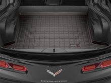 Load image into Gallery viewer, WeatherTech Floor Mats - Rubber WeatherTech 14-19 Chevrolet Corvette Cargo Liners - Cocoa
