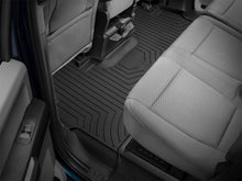 Load image into Gallery viewer, WeatherTech Floor Mats - Rubber WeatherTech 2017+ Ford F-250/F-350/F-450/F-550 Rear FloorLiner HP - Black
