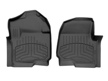 Load image into Gallery viewer, WeatherTech Floor Mats - Rubber WeatherTech 2017+ Ford F-250/F-350/F-450/F-550 SuperCab/SuperCrew Front FloorLiner HP - Black
