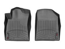 Load image into Gallery viewer, WeatherTech Floor Mats - Rubber WeatherTech 2017+ Hyundai Ioniq Front FloorLiner - Black (Hybrid and Electric Models)
