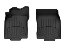 Load image into Gallery viewer, WeatherTech Floor Mats - Rubber WeatherTech 2017 Nissan Rogue Sport Front FloorLiner HP (Black)
