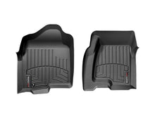 Load image into Gallery viewer, WeatherTech Floor Mats - Rubber WeatherTech 99-00 Chevrolet Silverado Crew Cab Front FloorLiner - Black
