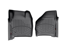 Load image into Gallery viewer, WeatherTech Floor Mats - Rubber WeatherTech 99-07 Ford F250 Super Duty Crew Front FloorLiner - Black
