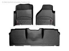 Load image into Gallery viewer, WeatherTech Floor Mats - Rubber WT FloorLiner - Front - Blk
