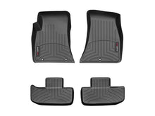 Load image into Gallery viewer, WeatherTech Floor Mats - Rubber WT FloorLiner - Front - Blk
