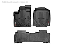 Load image into Gallery viewer, WeatherTech Floor Mats - Rubber WT FloorLiner - Rear - Blk
