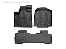 Load image into Gallery viewer, WeatherTech Floor Mats - Rubber WT FloorLiner - Rear - Blk
