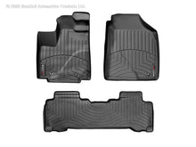 Load image into Gallery viewer, WeatherTech Floor Mats - Rubber WT FloorLiner - Rear - Blk
