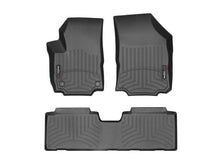 Load image into Gallery viewer, WeatherTech Floor Mats - Rubber WT FloorLiner - Rear - Blk
