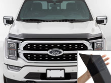 Load image into Gallery viewer, WeatherTech Stone/Bug Deflectors WeatherTech 21-26 Ford F-150 Hood Skin Protector - Black
