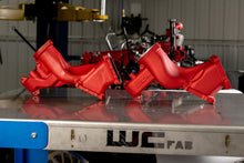 Load image into Gallery viewer, Wehrli WCFWCF100165-BR Wehrli 11-16 Chevrolet 6.6L LML Duramax High Flow Y-Bridge Kit - Bengal Red
