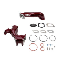 Load image into Gallery viewer, Wehrli WCFWCF100165-RED Wehrli 11-16 Chevrolet 6.6L LML Duramax High Flow Y-Bridge Kit - WCFab Red

