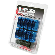 Load image into Gallery viewer, Wheel Mate Lug Nuts Wheel Mate Monster Locking Lug Nut Set of 4 - Blue 14x1.50
