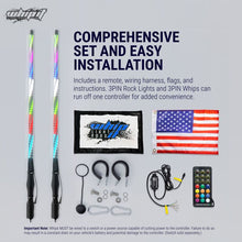 Load image into Gallery viewer, Whip It WHIMAG-CHSBTR-131 Whip It 3Ft Magnetic Base w/ Spring
