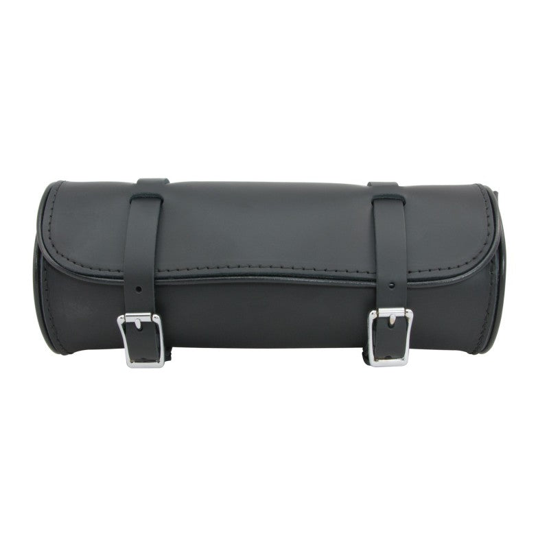 Willie & Max WAM8067 Willie & Max Universal Round Leather Tool Bag (12 in L x 4.5 in H) - Black