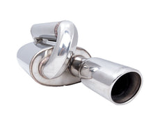 Load image into Gallery viewer, XFORCE XFS12L-2.25 Xforce 2.25 Inch Oval Twin Loop Muffler Left Inlet
