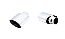 Load image into Gallery viewer, XFORCE XFTS09 Xforce 2.5 Inlet Oval (3"X5.5") Single Wall Straight Cut Stainless Steel Tip"
