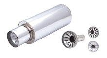 Load image into Gallery viewer, XFORCE XFLP02-2.5 Xforce 6 Inch Round Cannon Muffler 2.5 Inch Inlet
