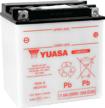 Load image into Gallery viewer, Yuasa Battery YSAYUAM22H30TWN Yuasa YB30L-B Yumicron CX 12-Volt Battery
