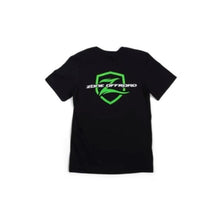 Load image into Gallery viewer, Zone Offroad Shirts Zone Offroad Black Premium Cotton T-shirt - Green Logo - 2XL
