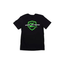 Load image into Gallery viewer, Zone Offroad Shirts Zone Offroad Black Premium Cotton T-Shirt - Green Logo - M
