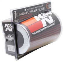 Load image into Gallery viewer, K&amp;N Universal Air Filter Chrome Round Tapered Red - 4in Flange ID x 1.125in Flange Length x 9.5in H Air Filters - Universal Fit K&amp;N Engineering   
