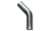 Load image into Gallery viewer, Vibrant 2.75in O.D. T304 SS 45 deg Mandrel Bend 6in x 6in leg lengths (4.125in Centerline Radius) Steel Tubing Vibrant
