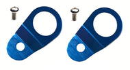 Torque Solution Radiator Mount Combo (Blue) : Mitsubishi Evolution 7/8/9 Radiator Stays Torque Solution