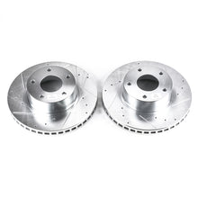 Load image into Gallery viewer, Power Stop 2004 Pontiac GTO Front Evolution Drilled &amp; Slotted Rotors - Pair Brake Rotors - Slot &amp; Drilled PowerStop
