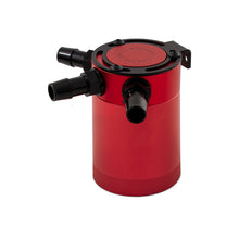 Load image into Gallery viewer, Mishimoto Compact Baffled Oil Catch Can 3-Port - Red Oil Catch Cans Mishimoto
