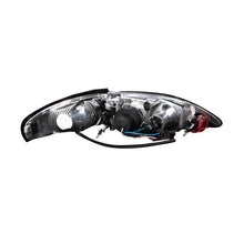 Load image into Gallery viewer, ANZO 1994-1998 Ford Mustang Projector Headlights w/ Halo Black 1pc Headlights ANZO
