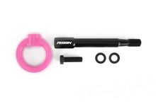 Load image into Gallery viewer, Perrin 08-14 Subaru WRX/STI Sedan Tow Hook Kit (Rear) - Hyper Pink Tow Hooks Perrin Performance   
