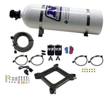 Load image into Gallery viewer, Nitrous Express 4150 Assassin Plate Pro Power Nitrous Kit (100-500HP) w/15lb Bottle Nitrous Systems Nitrous Express
