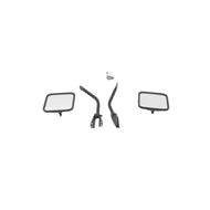 Rampage 1955-1983 Jeep CJ5 Side Mirrors - Black Side Mirrors Rampage