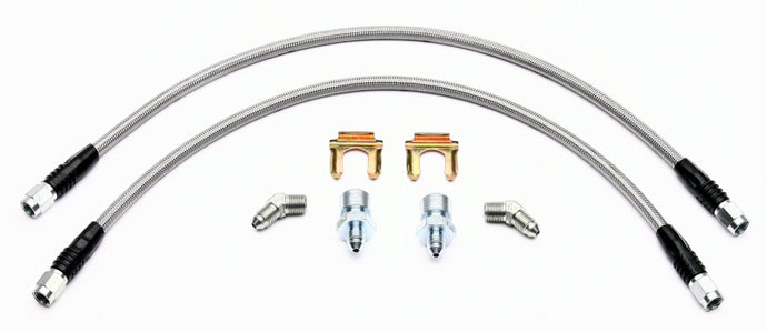 Wilwood Flexline Kit Rear 2005-Current C6 Corvette w/ SL4 Caliper Brake Line Kits Wilwood