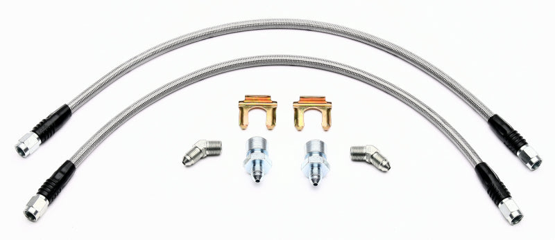 Wilwood Flexline Kit Rear 2005-Current C6 Corvette w/ SL4 Caliper Brake Line Kits Wilwood