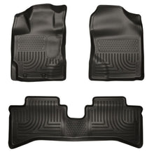 Load image into Gallery viewer, Husky Liners 2012 Toyota Prius c WeatherBeater Combo Black Floor Liners Floor Mats - Rubber Husky Liners

